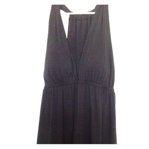 Black halter style shirt size L